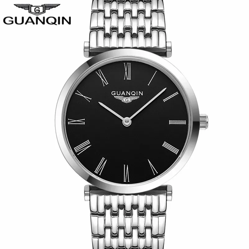 GUANQIN Women Watches Luxury Top Brand Watch Women Casual Fashion Gold Silver Steel Quartz Girl Watches relogio feminino