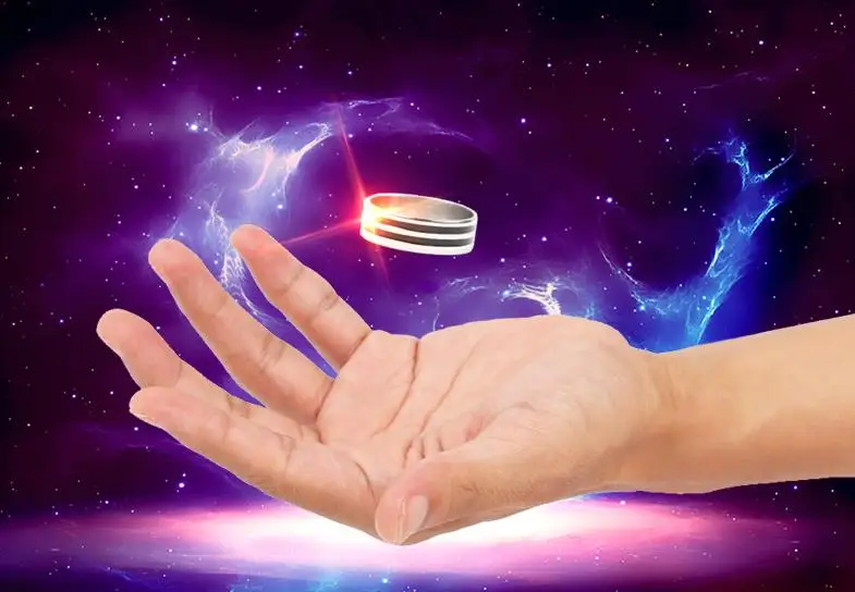 Floating Ring Magic Tricks Play Ball Pen Floating Effect of Invisible Suit Powerful Magic Props,Stage Magic,Magic Cards