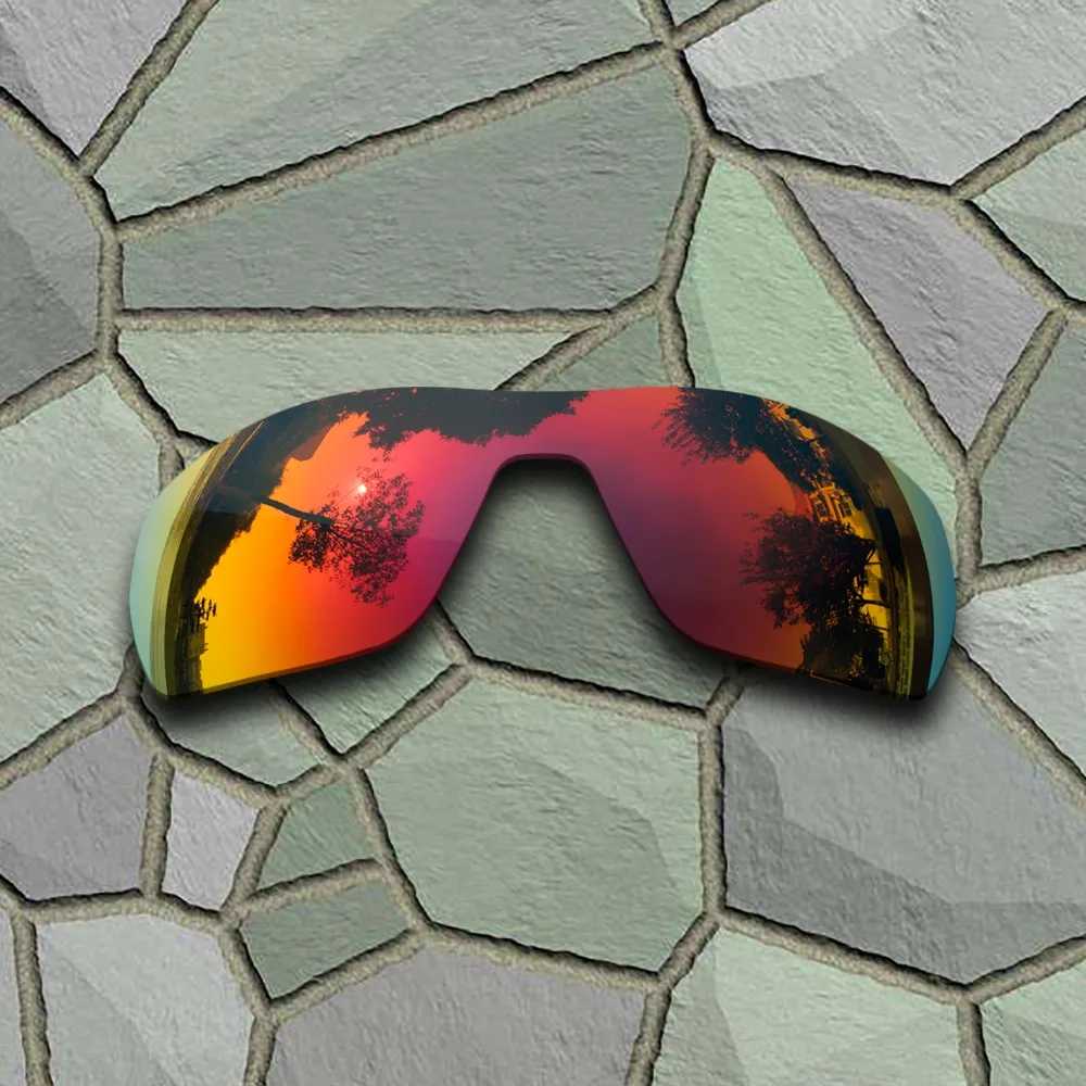 Red Orange&Violet Red Sunglasses Polarized Replacement Lenses for Oakley Offshoot