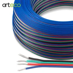 2PIN 3PIN 4PIN 5PIN Wire LED Connect Wire Extension Cable For Single color RGBW RGB LED Strip 5050 WS2812 Strip 1M / 5M / 10M