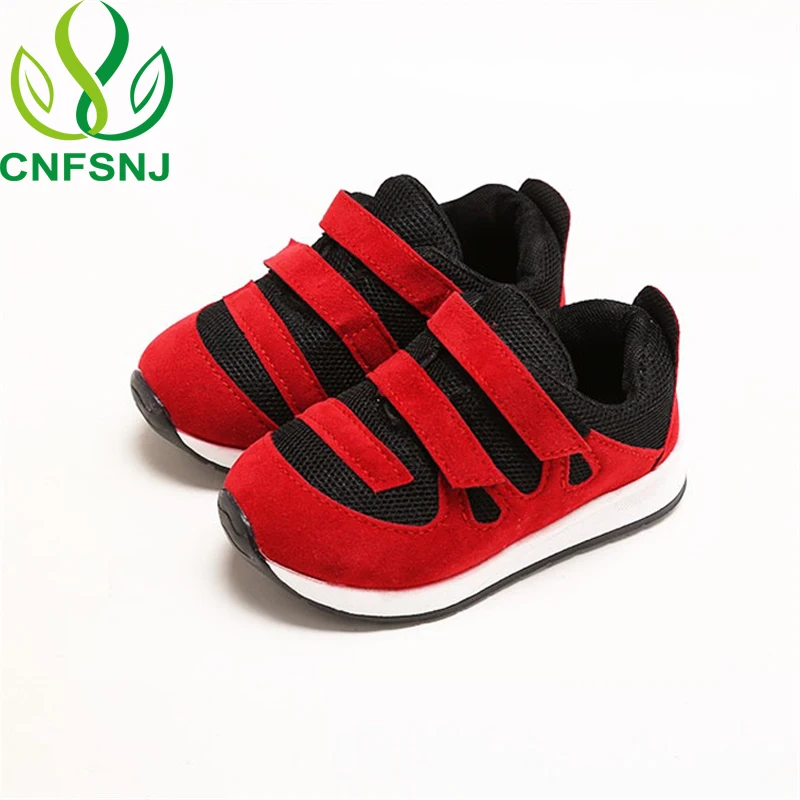 CNFSNJ new spring autumn boys girls shell headboard sneakers breathable stripes stretch casual non-slip shoes 21-25