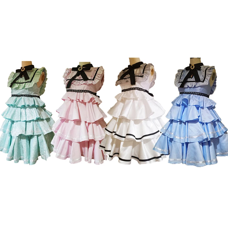 Final Fantasy XIV FF14 International service dress Cosplay Costume Outfit 4 colors can choose