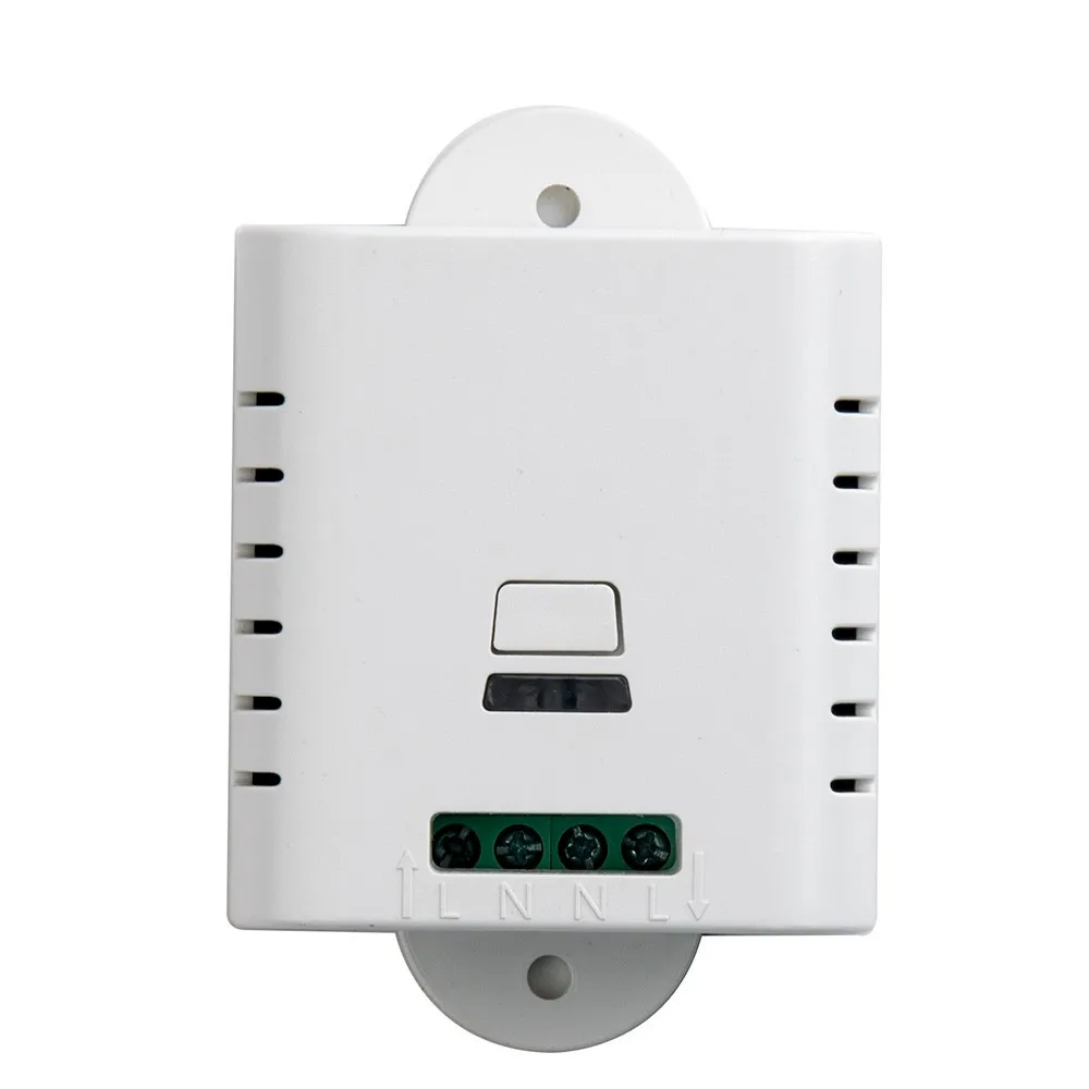 Sistema de interruptor com controle remoto ac85v, 110v, 120v e 220v, receptor 1 x com relé 1ch, lâmpada/janela, com controle remoto rf