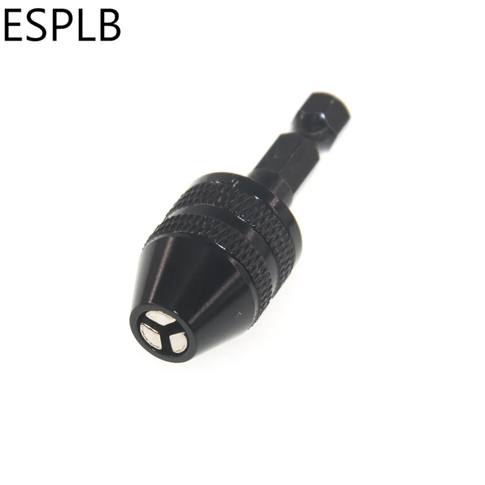 ESPLB Aluminiumlegierung 0,3-3,6 mm Mini-Schnellspannbohrer Spannfutter Schraubendreher-Adapter 1/4 Zoll Sechskantschaft Fräser mit Schnellwechsel – Detail 7