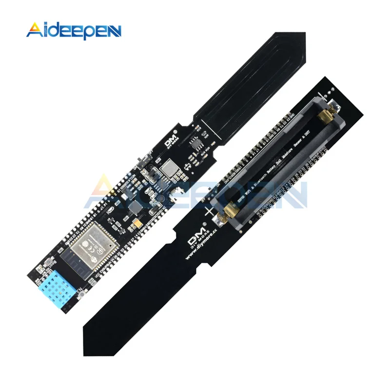 ESP32 DHT11 CP2104 WIFI Bluetoothอุณหภูมิความชื้นความชื้นดินเซนเซอร์ตรวจจับโมดูล18650แบตเตอรี่ShieldสำหรับArduino