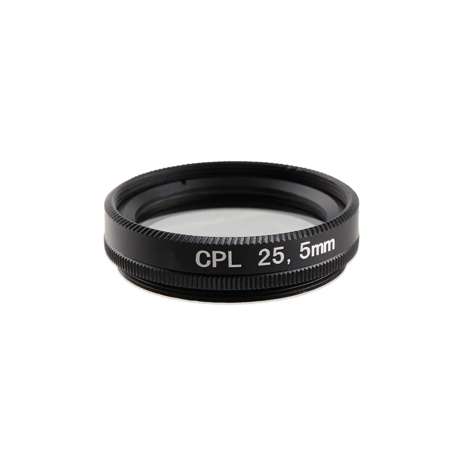 Small Caliber Camera Filter 25/25.5/27/28/30/30.5/34/35.5/39mm CPL Filters For Industry Video Inspection Microscope Camera Lens