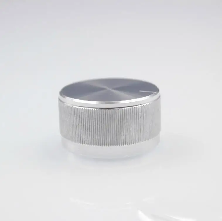 1PCSอลูมิเนียมลูกบิดหลอดเครื่องขยายเสียงCDปริมาณลูกบิดPotentiometer Cap 30X16 มม.จุด