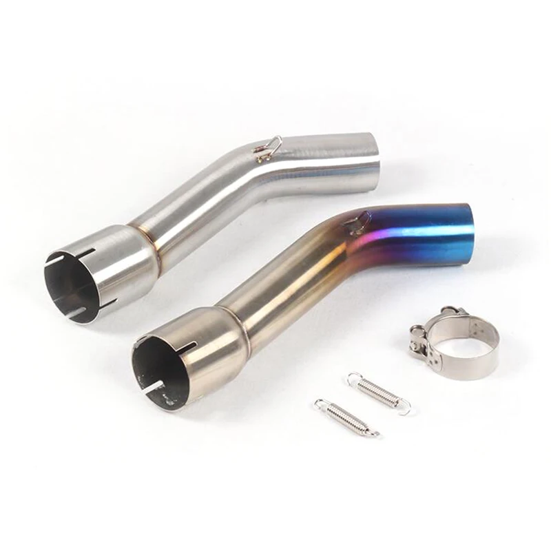 

TKOSM Racing Motorcycle FZ1 FZ1N FZ1000 Exhaust Muffler Middle Pipe Escape Silencer Motorbike Mid Link Pipe For Yamaha Slip-on