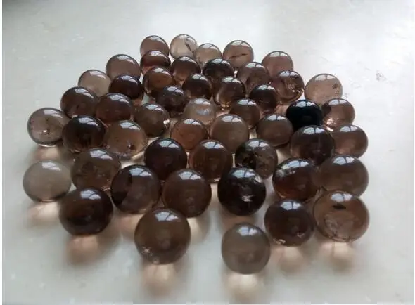 

50pcs NATURAL SMOKY QUARTZ CRYSTAL SPHERE BALL 920.0g