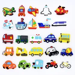 Boys Gift Party DIY Soft Ornament Vehicles Transporations Charms For Phone Case//Pen/Glasses Frame/Bookmark/Earphone 10 pcs