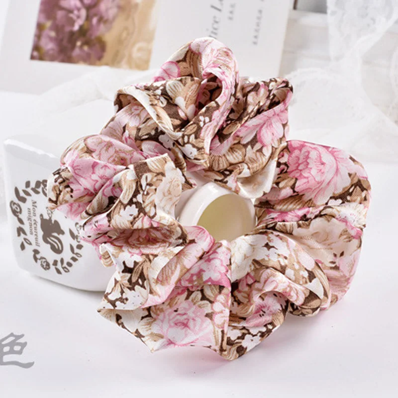 LOVINGSHA التصميم الكلاسيكي النساء إكسسوارات الشعر السيدات العلامة التجارية الشعر التعادل Scrunchies فتاة ذيل حصان ماسك الشعر حبل الإناث FCD007