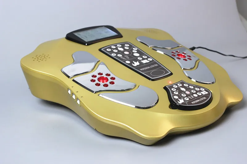 Electric EMS foot massager with heating infrared low frequence physiotherapy for blood circulation large LCD display