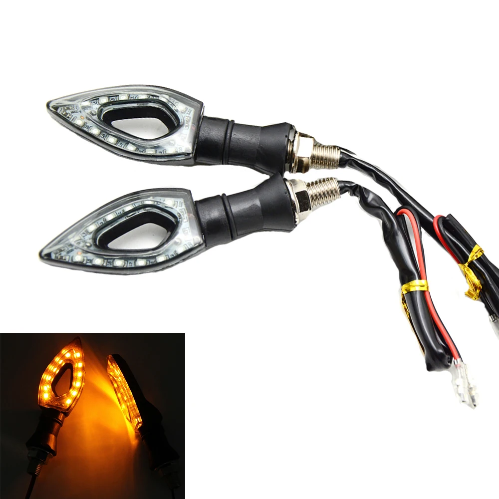 

For Kawasaki ZX-9 ZX-9R ZX-500R ZR-10R ZR-6R ZR-750 Motorcycle Turn Signal Indicators Lights High Quality Water Proof LED Light