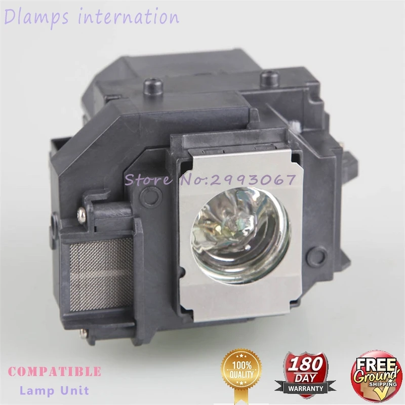 compatible EB-X92 EB-S10 EX3200 EX5200 EX7200 PowerLite S9 VS200 1220 1260 EB-S9 EB-S92 EB-W10 EB-W9 ELPLP58 for EPSON Projector