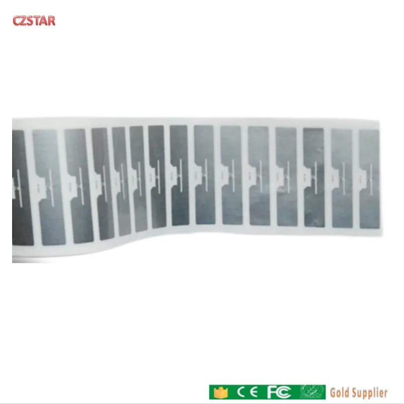 Imagem -05 - Czstar-tag Uhf Adesivo Adesivo para Veículo Uhf Uhf Alien 9654 Rfid Linha de Produtos para Armazém Pára-brisa do Veículo 1000 Pcs