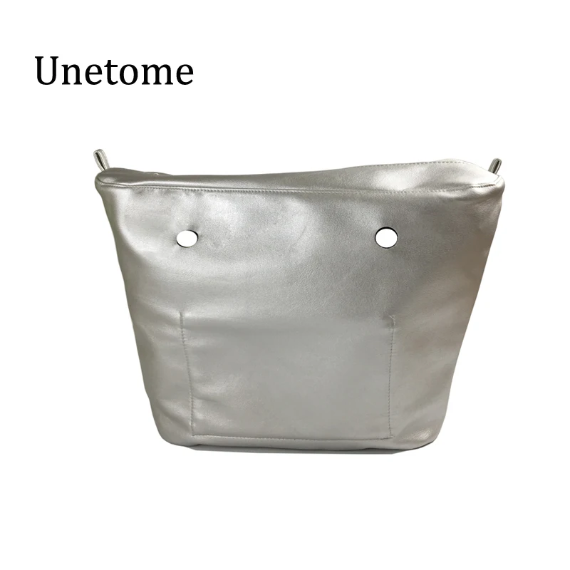 PU classic size Inner lining Zipper Pocket insert interior for obag o bag silicon handbag bag accessories