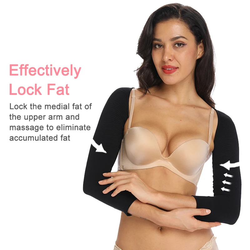 Women Arm Shaper Back Shoulder Corrector Humpback Posture Corrector Arm Control Shapewear Arm Compression Slimming Underwear Top