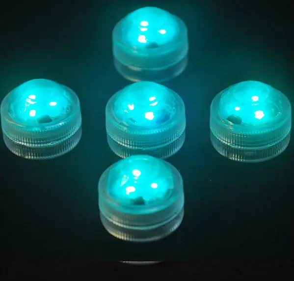 10pcs Super Bright 3LED Submersible LED Floralyte Light Waterproof LED Mini Party Light For Wedding Party Events Decoration
