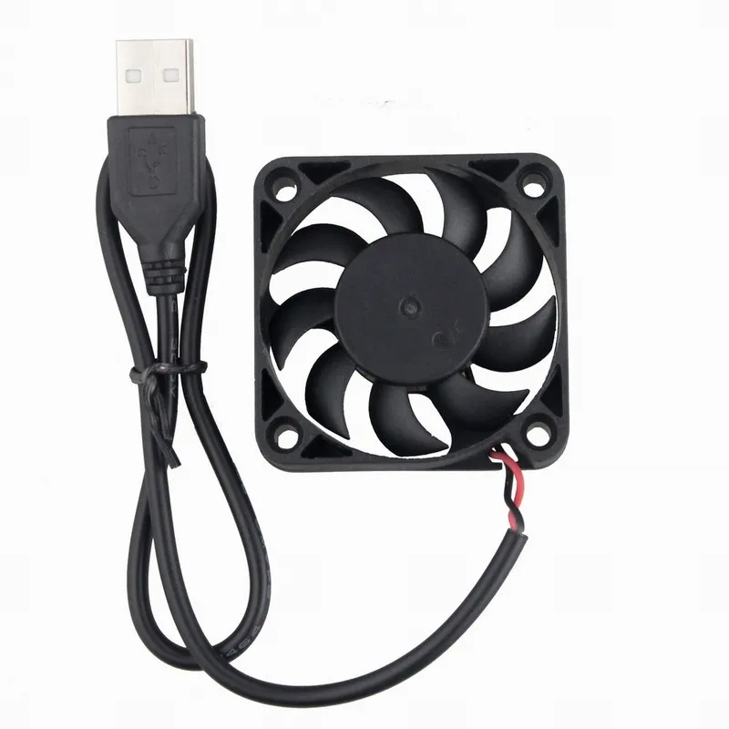 Gdstime 10 pcs 5cm 5V USB Powered 50x50x10mm 5010 DC Brushless Cooling Fan For Laptop CPU Cooler 50mm x 10mm