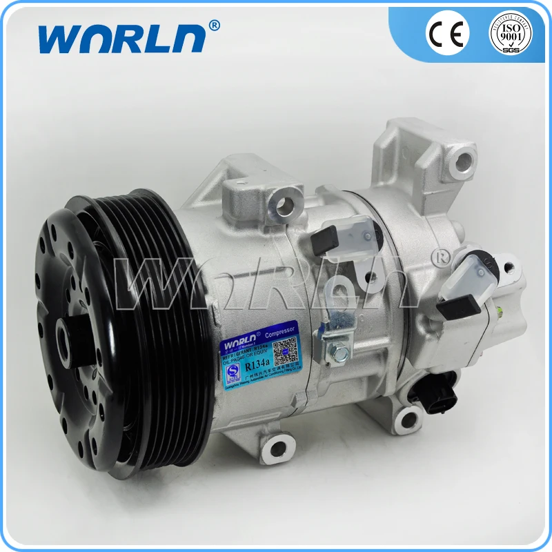 Auto ac compressor for Toyota Avensis 2.0  2.2 D-CAT/2.4 VVT-i 2003-2009 Toyota Corolla verso 2.2 D-4D 2004-2009/Yaris/RAV4