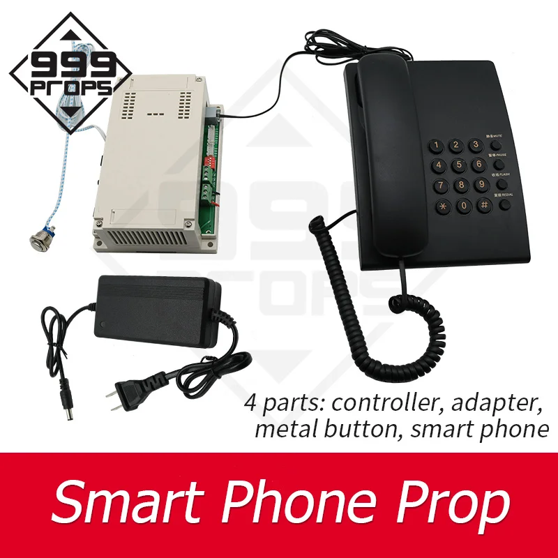 Escape Room Antique Phone Prop Smart Phone prop dial right code to get audio clues or open lock 999PROPS