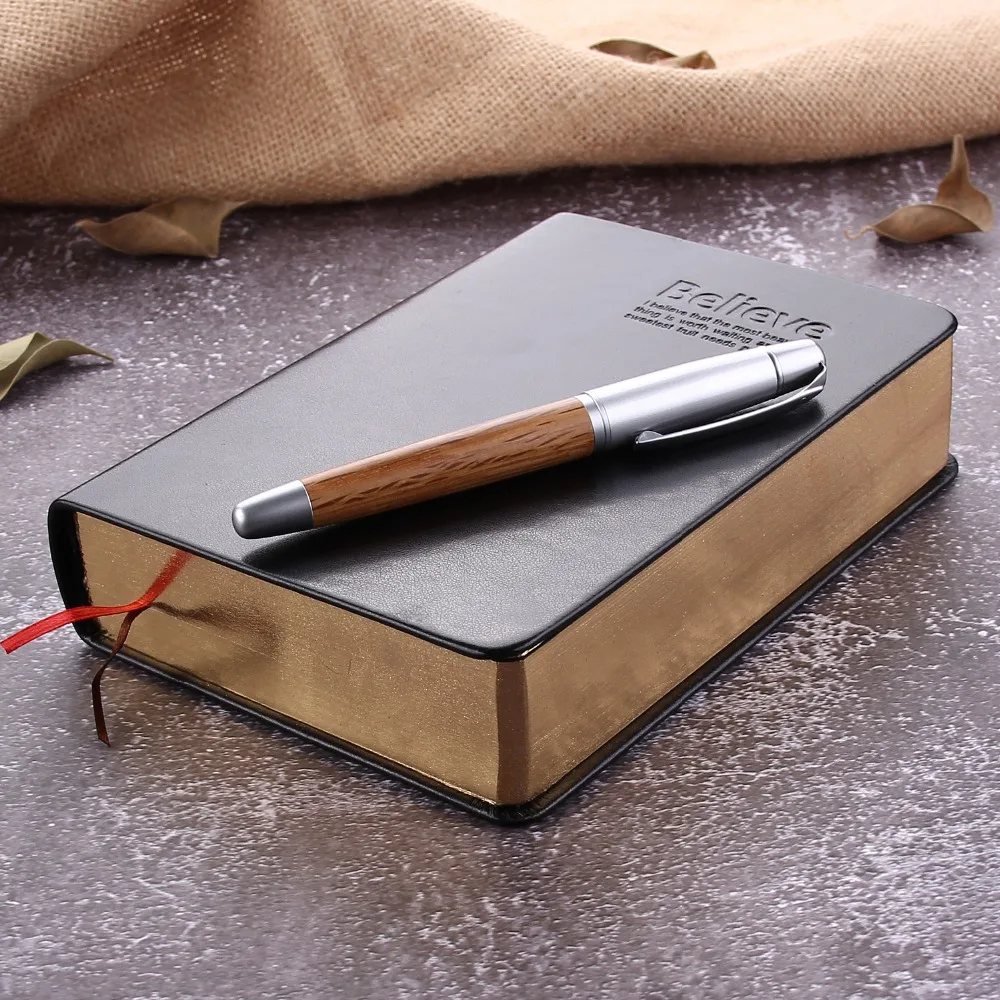 Leather Bible Diary Book Zakka Journals Bible Thickened Notebook School Office Stationery