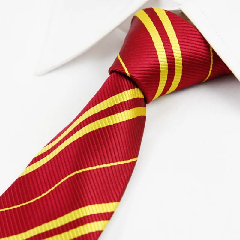 

2019 Boys School Stripe Neck Tie College Slim Ties for men Red