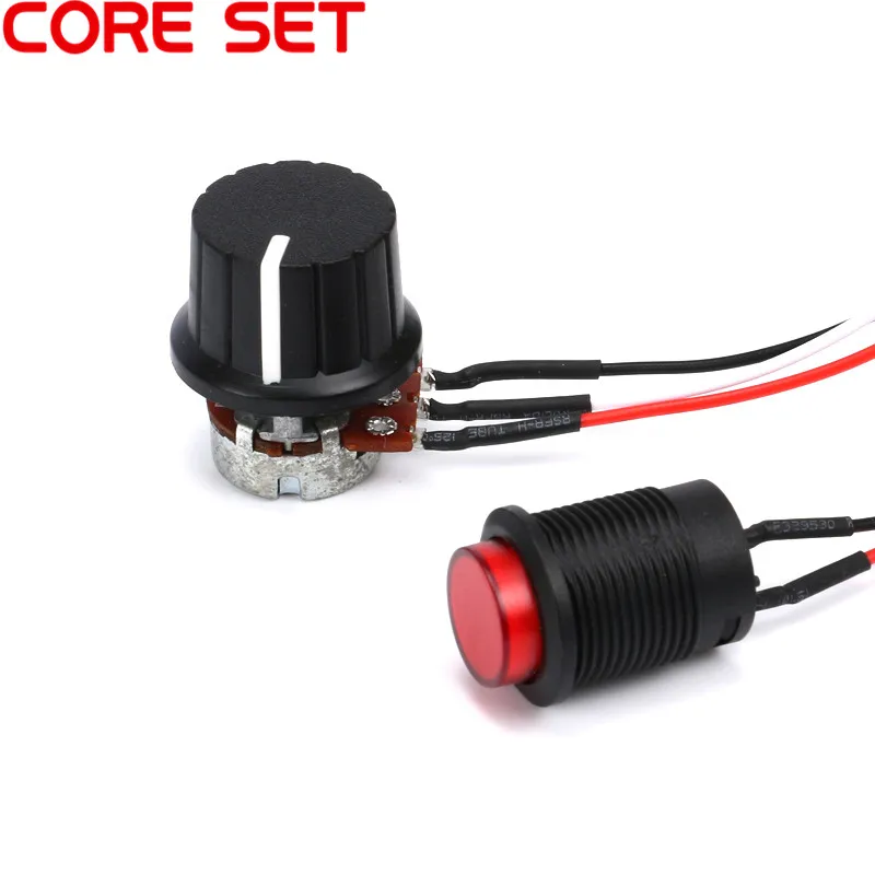 DC 6V-30V 8A 16kHz Adjustable PWM Motor Speed Controller Digital LED Display DC Motor Control CV Governor Switch 12V 24V