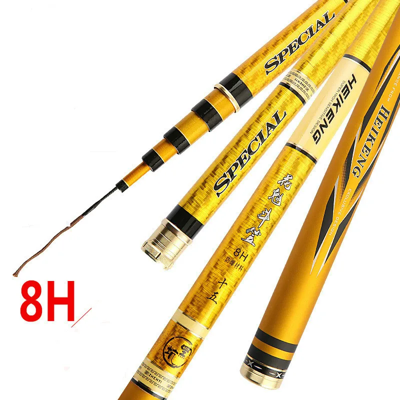 

2.7m-6.3m 8H Ultra-hard Taiwan Fishing Rod Carp and Squid Fishing Pole Hand Olta Super-Light 19 Tone Fishing Stick Vara De Pesca