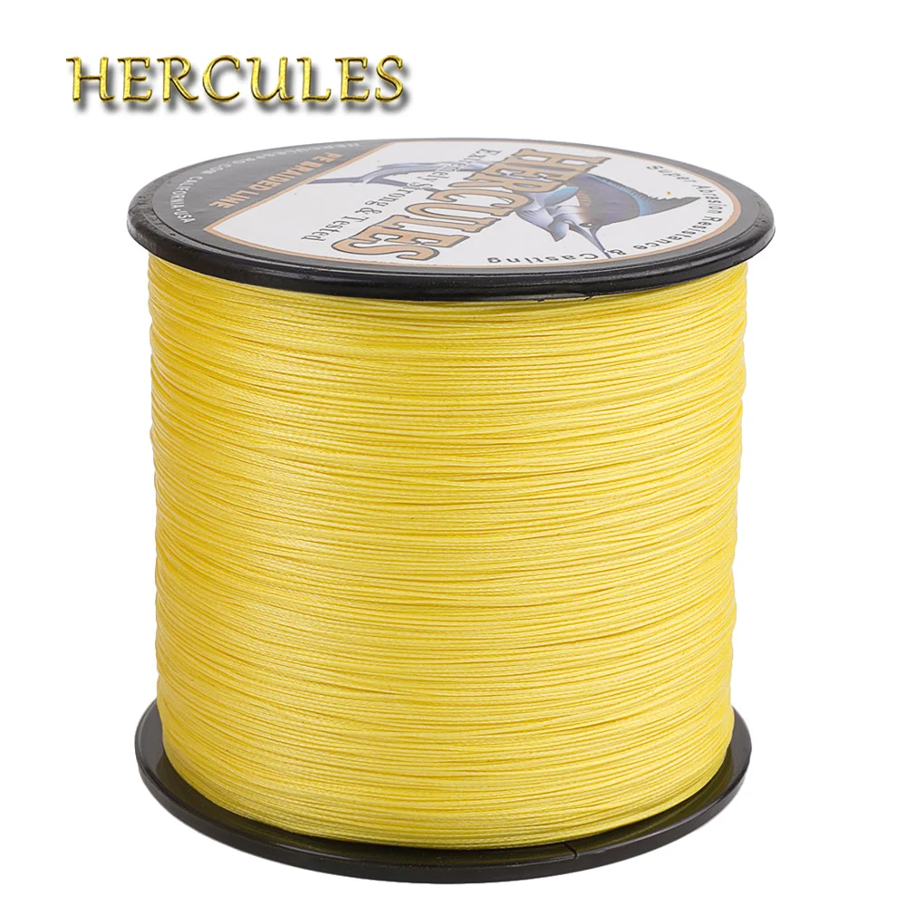 Hercules Braided Fishing Line 8 Strands 10-300LB PE Multifilament 100M-2000M Top Fishing Brands Cost-effective Fishing Tackle