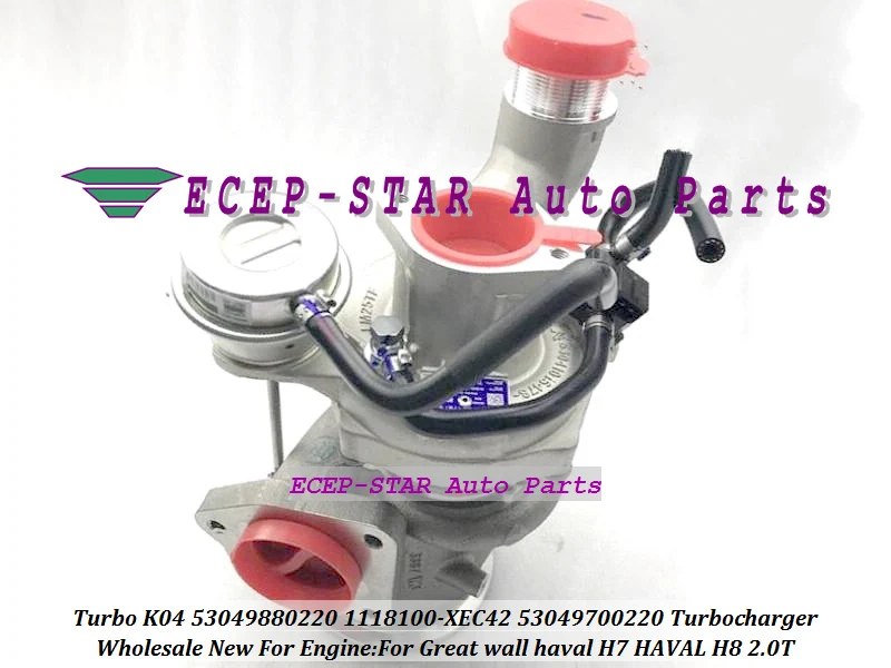 Turbo K04 53049880220 1118100-XEC42 53049700220 1118100XEC42 Original Quality Turbocharger For Great wall haval H7 HAVAL H8 2.0T