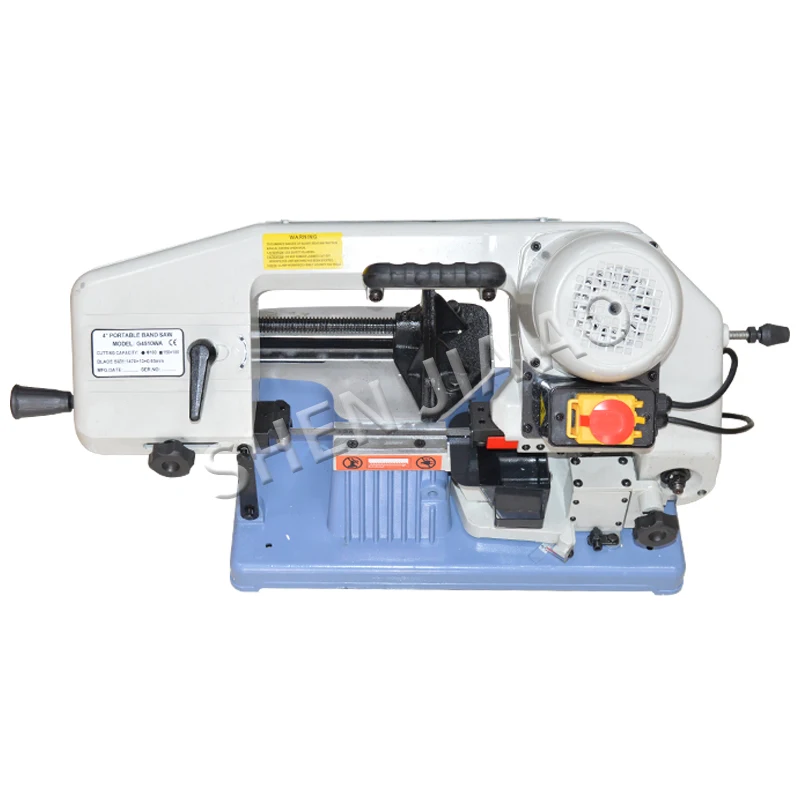 

220V/110V Portable Metal Band Saw Metal Band Sawing Machine G4510WA-2 Motor Copper Wire Aluminum Body Sawing Machine 1PC