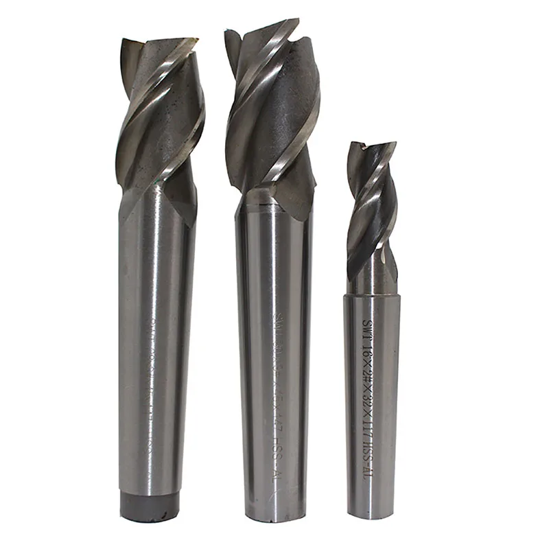 1PC K136 16 / 28 / 30 3 Flute Super hard taper endmill Straight shank Standard Length Side milling Slotting Profiling HSS cutter