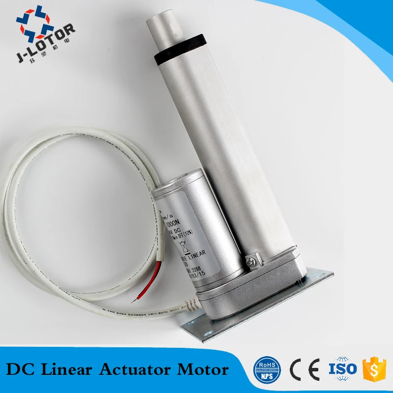 Imagem -02 - Impulso Curso 300 mm Atuador Linear Dc12v 24v Hidráulica Push Haste Telescópica para Cama de Janela Elétrica e Sofá ou Elevador de Mesa