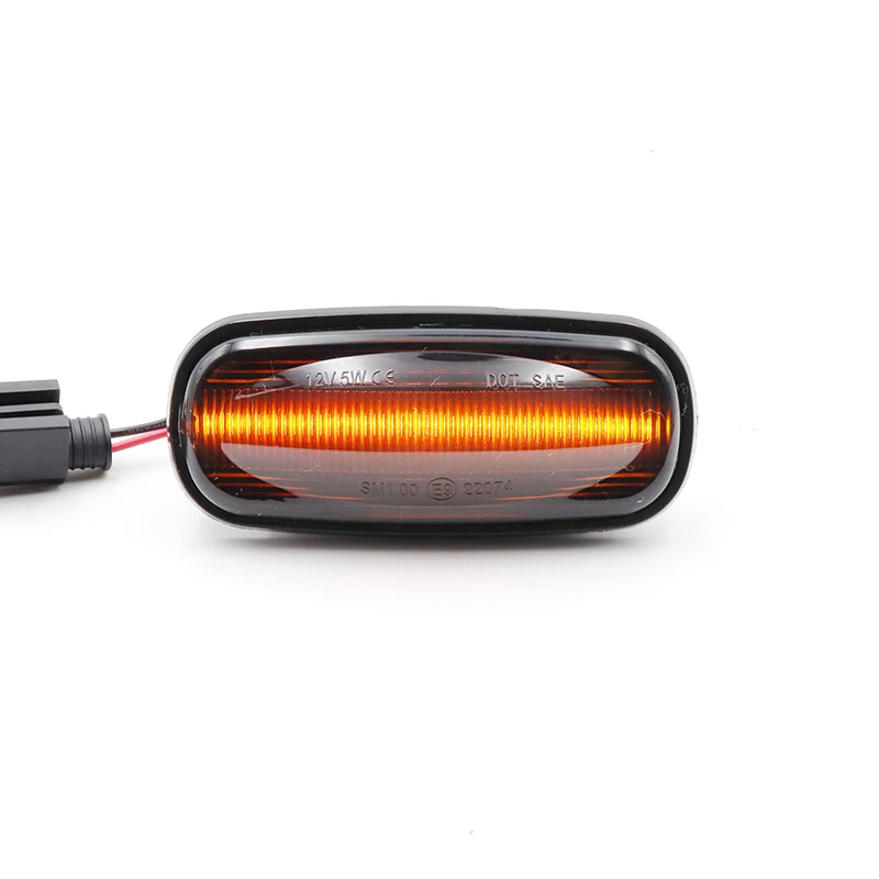 Niscarda-enquêter de Position Latéral LED Ambre ociamique pour Land Rover Discovery 2 1999-2004 Defender Freelander 1 2002-2005, 2 Pièces