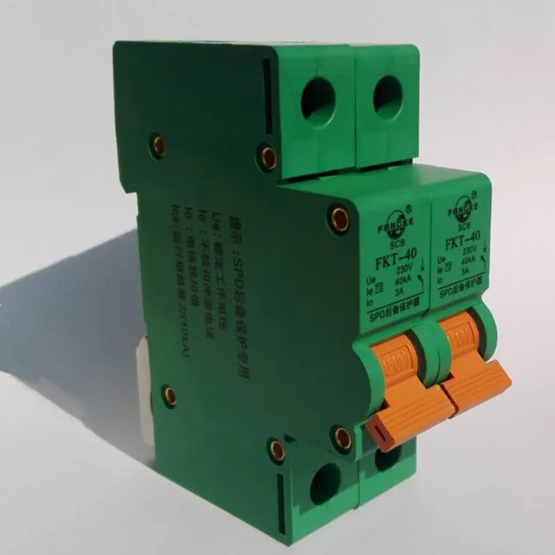 

Protector for Surge Protection Device Protive 1P/2P/3P/4P 220V380VAC Series SPD Backup Protector FKT-40