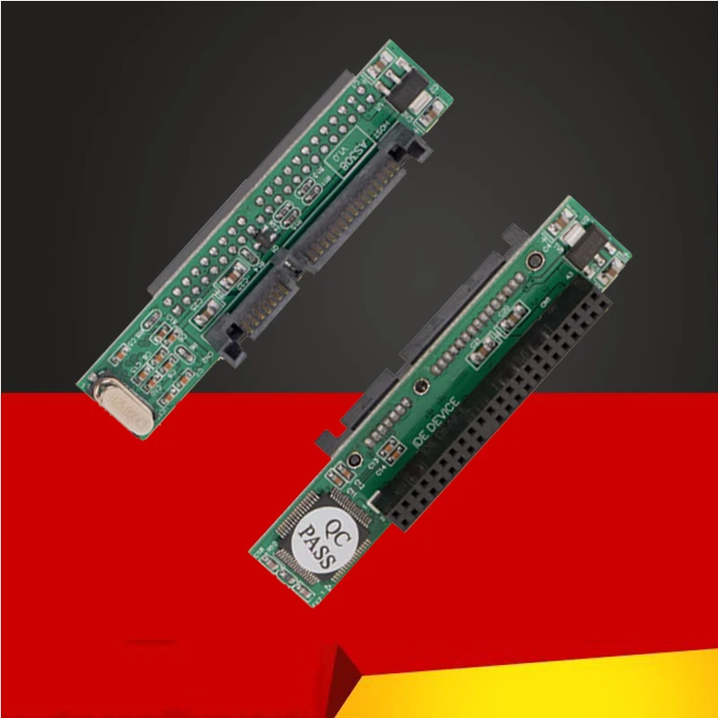 New 2.5" Female 44 pin IDE to 7+15 22 pin Male SATA Hard Drive Disk Adapter Converter 2.5" IDE to SATA Male for Laptop HDD ONLY