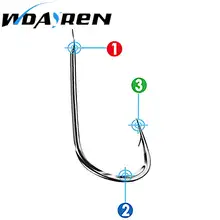 Black Maruseigo Carp Hooks 10pcs #3