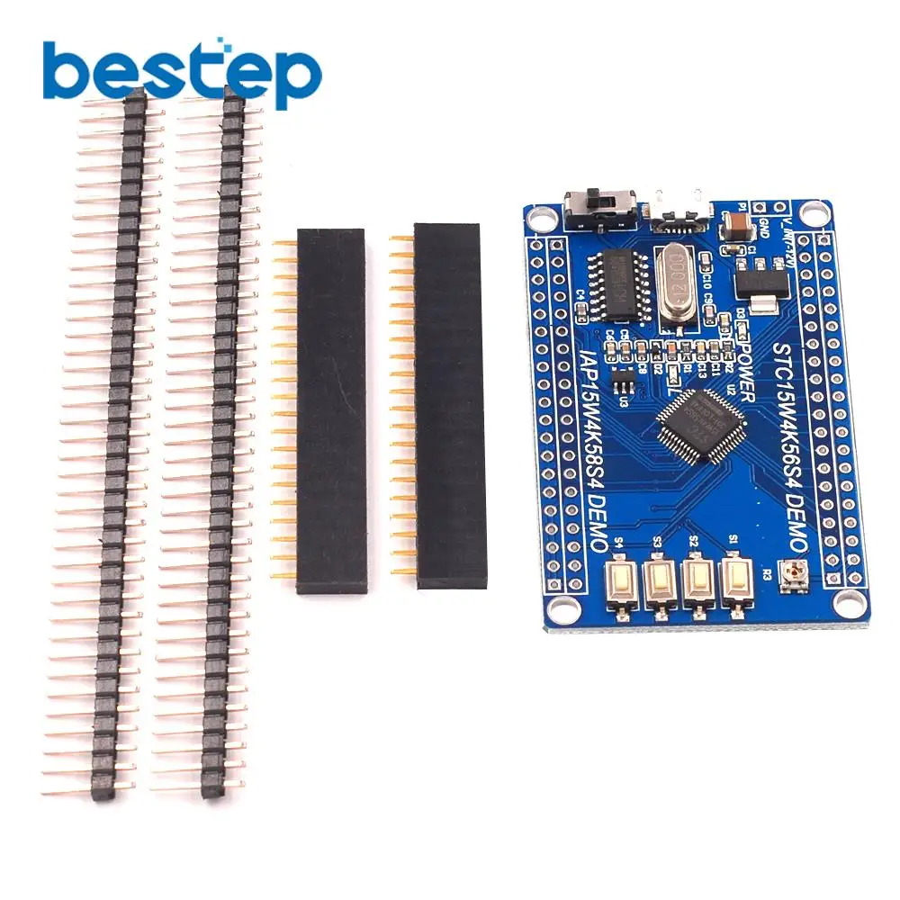 STC15W4K56S4 Core Board 51 Single Chip Minimum System Board 1T Cycle Support Serial Port UART