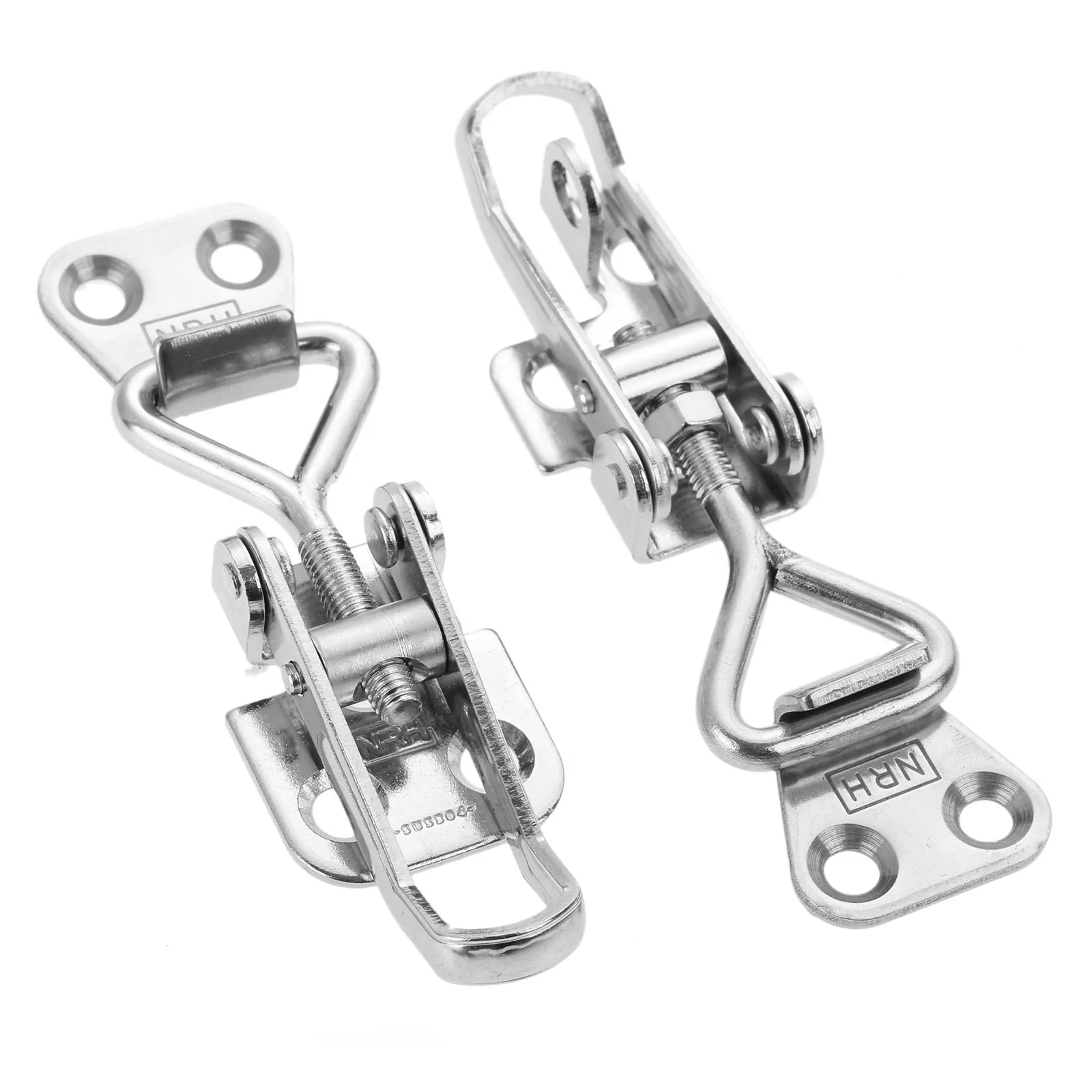 

DRELD Adjustable Spring Loaded Toggle Case Box Chest Trunk Clamp Latch Catches Hasp Durable Stainless Steel Furniture Fittings