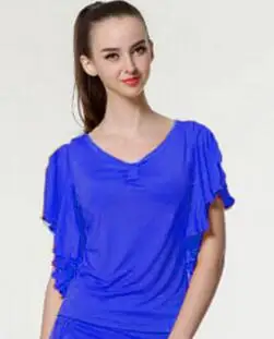 Nueva camisa de baile español, traje de baile con volantes de Flamengo, camiseta latina de salón para mujer, Tops, camisa de Flamenco, Jupe Flamenco