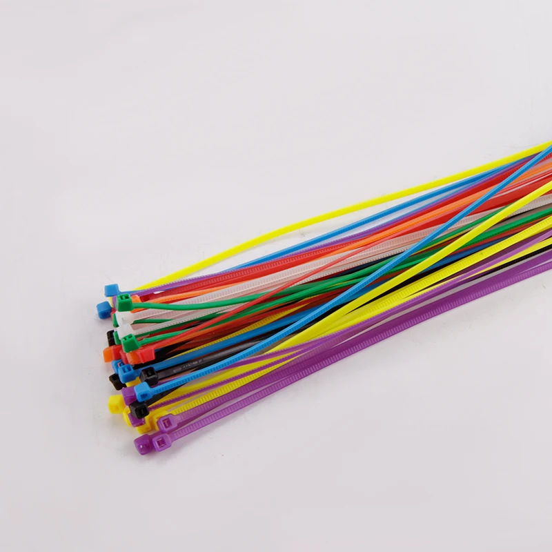 100PCS/Lot 3*250 colorful cable tie Nylon cable ties All sorts of color 3X250MM