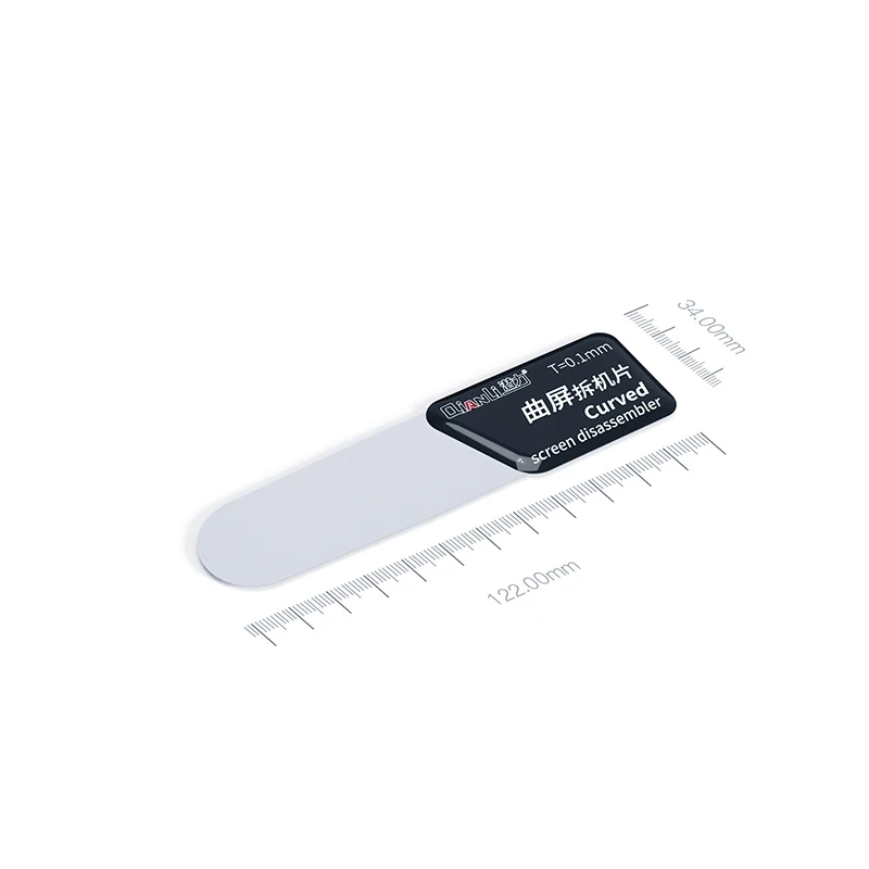 Qianli Curved Screen Disassembler 0.1mm High Toughness Steel Opening Splitter Tools for Various Curved Screen Mobile Phone