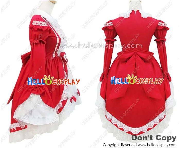 Angel Feather Lolita Nobby Swallowtail Princess Dress Cosplay Outfit H008