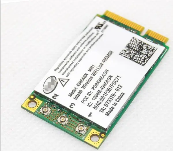 for HP Intel Dual band Wireless-N WiFi Link 4965 AGN Mini PCI-E Card 300Mbps 802.11 a/b/g/n 2.4/5 GHz 2510p 8710p dv9000 V3600