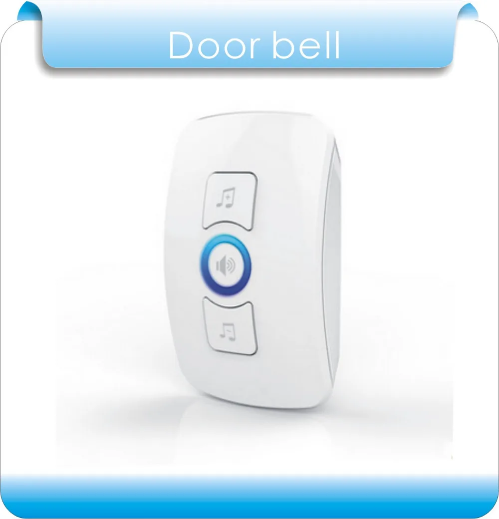 AC-220V Wireless Door Bell Home Cordless 36 Chime 150m Range Digital Doorbell