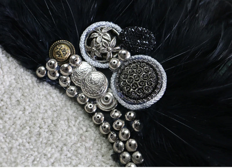 Boutonniere Clips Collar Brooch Pin Wedding Bussiness Suits Banquet Brooch Black Feather Anchor Flower Corsage Party Bar Singer