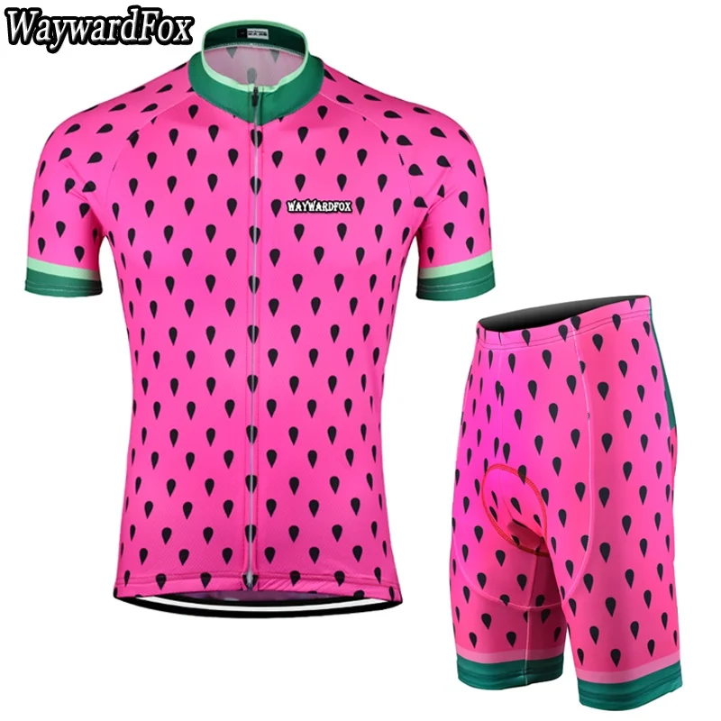 2018 NEW Men's Short sleeve cycling jersey sets Road cycling clothing wear Top Polyester/bike shorts Lycra Gel pad Mixed size