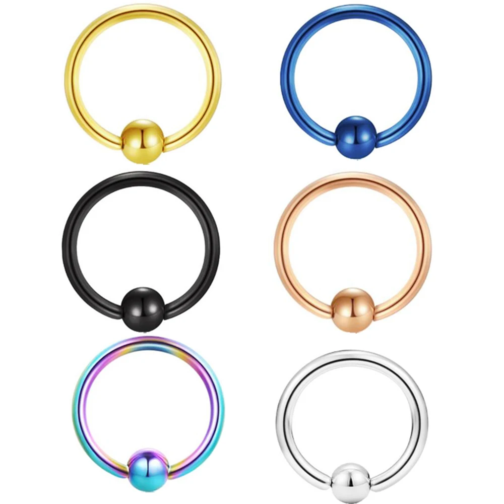 JUNLOWPY 20G 16G Stainless Steel Nose Rings Hoop Cartilage Earrings Helix Ear Stud Piercing Tragus Body Jewelry Mix Colors