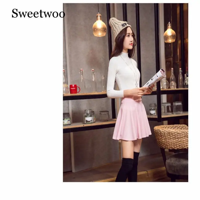 2019 New Girls A Lattice Short Dress High Waist Pleated Tennis Skirt Uniform With Inner Shorts Underpants For Badminton Cheerlea